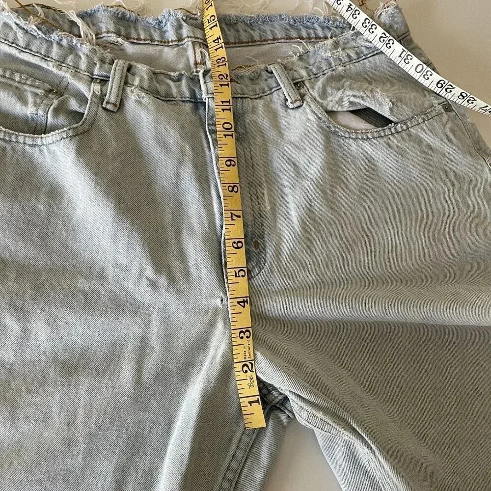 Vintage Ralph Lauren Polo Jeans Co Wide Leg Y2K Skate Destroyed 36x26 Loose Fit